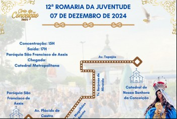 12ª Romaria da Juventude ocorre neste sábado, 07
