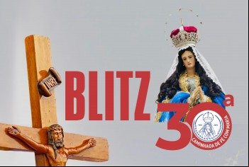 Blitz marca o lançamento da camisa da 30ª Caminhada de Fé com Maria